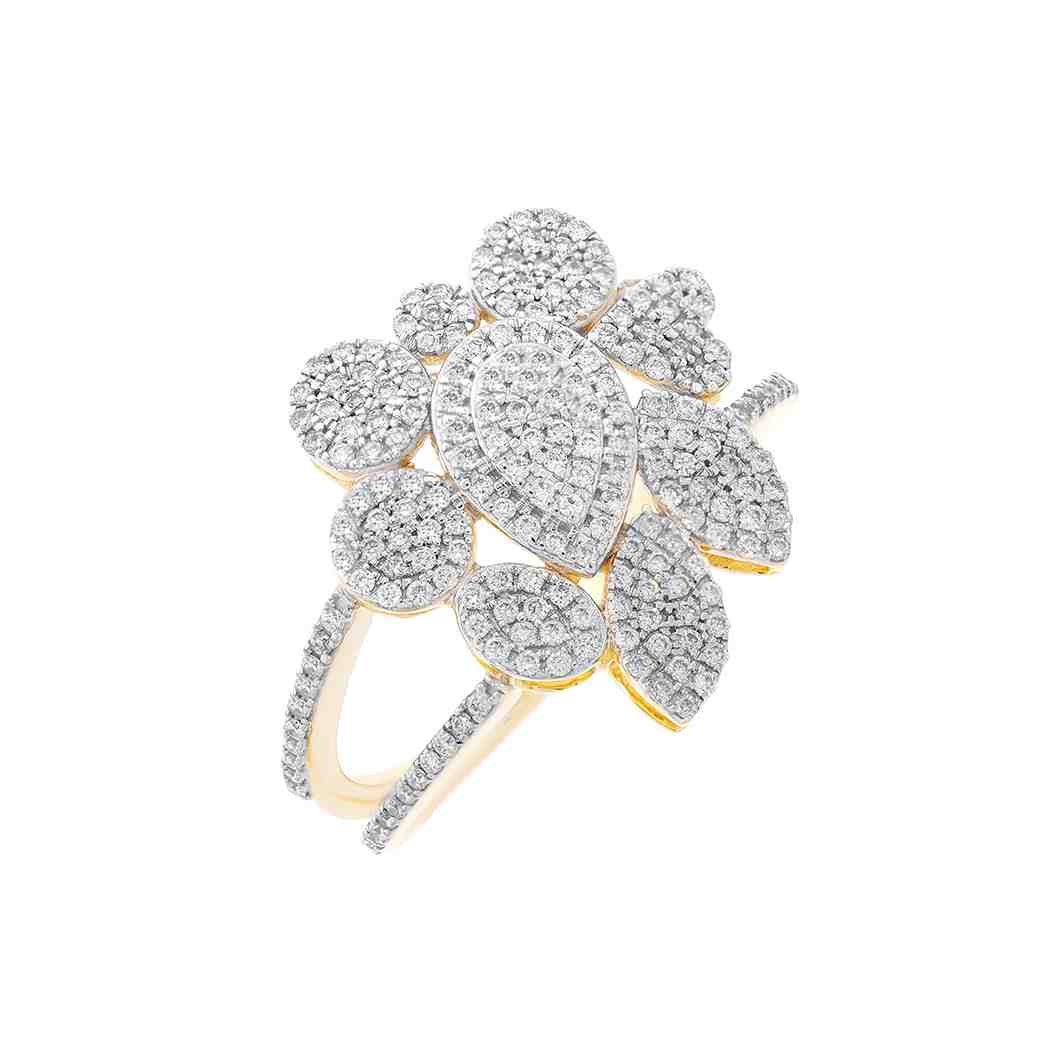 Fancy Shape Desigen Ring LR11836A